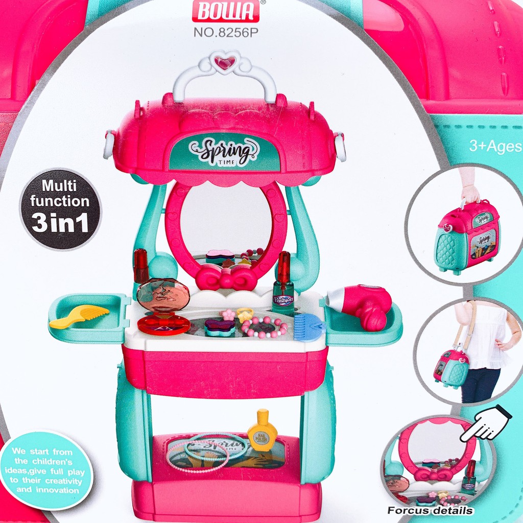 Vali Đồ Chơi Nấu Ăn Kitchen - Cắt Tóc Hair Salon - Trang Điểm DRESSER - Cơ Khí Tool Table