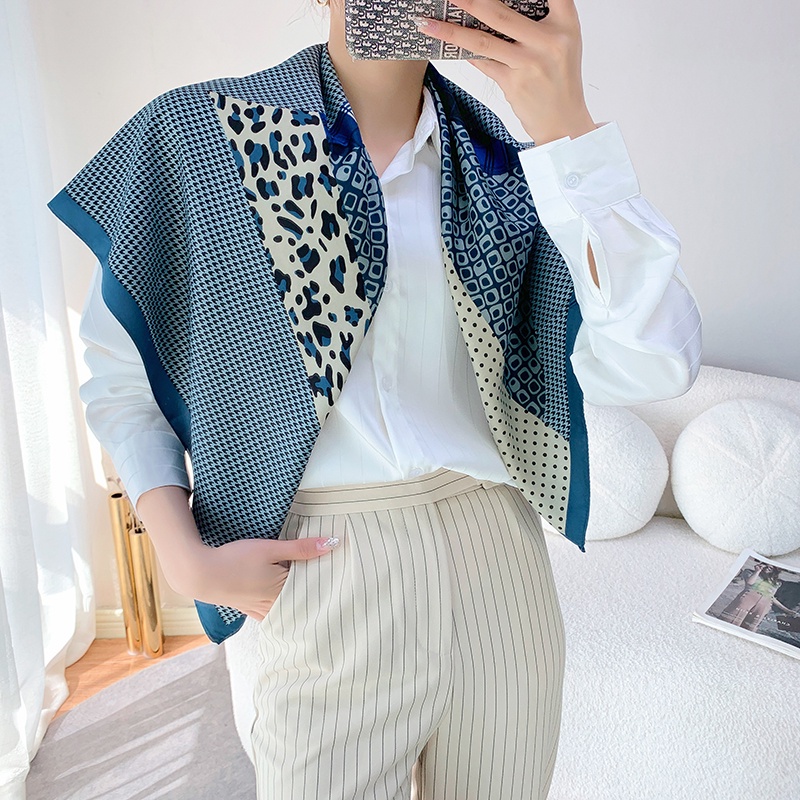 Khăn Choàng Chống Nắng In Họa Tiết Thời Trang Khổ 90cm(35.4inch) Tudung WJ1007-111-01
