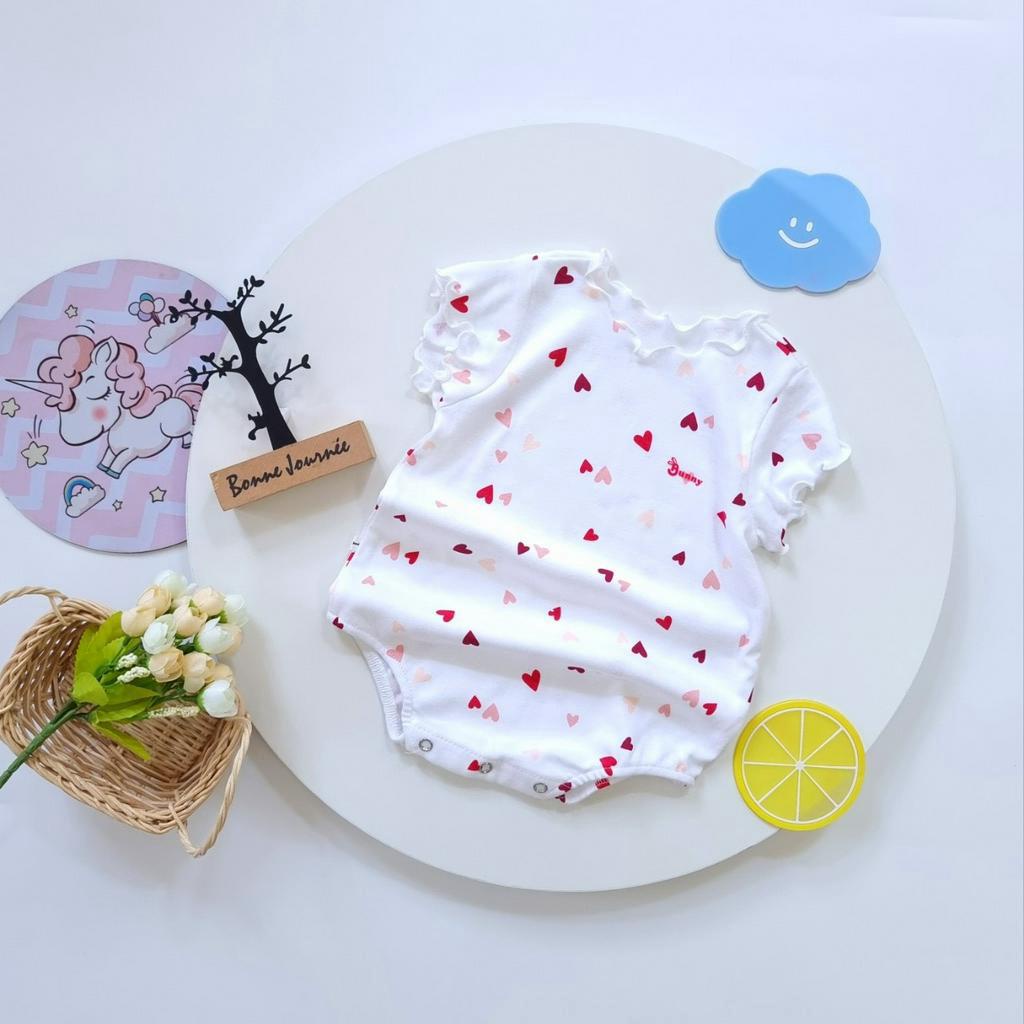 Body chip cho bé sơ sinh 3-10kg. Chất liệu Organic cotton phù hợp với da bé