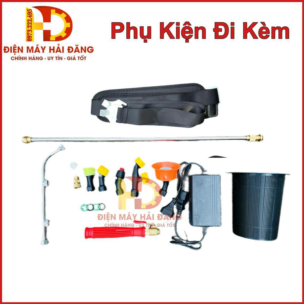 Bình xịt điện 2 bơm,binh phun xịt trừ sâu bằng điện NISHI 20L 12V 12AH. Hàng chất lượng. Bh 6T