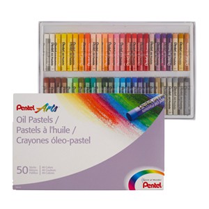 Sáp dầu Pentel 50 màu, Pentel Oil Pastel