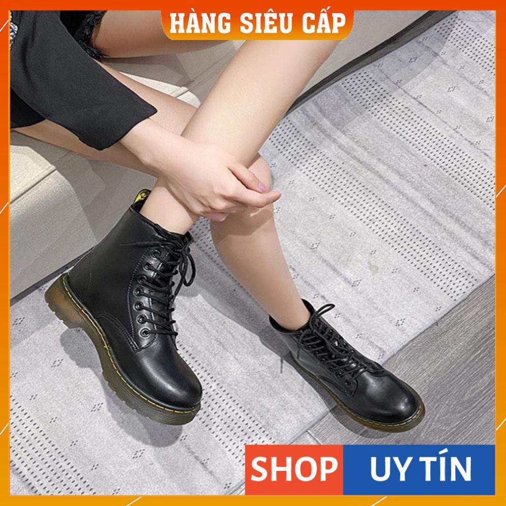 Giày Boots Nữ  Bốt Nữ Cổ Cao Mang Phong Cách Siêu Ngầu Siêu Chất Cho Nàng Xuống Phố - G29