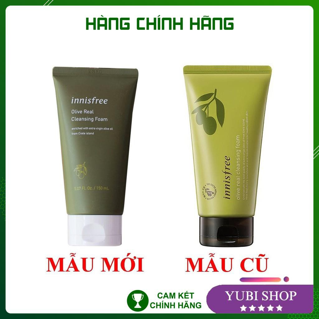 Sữa Rửa Mặt Innisfree Olive Real Cleansing Foam Chính Hãng 150ml - Hàn Quốc  - Hot