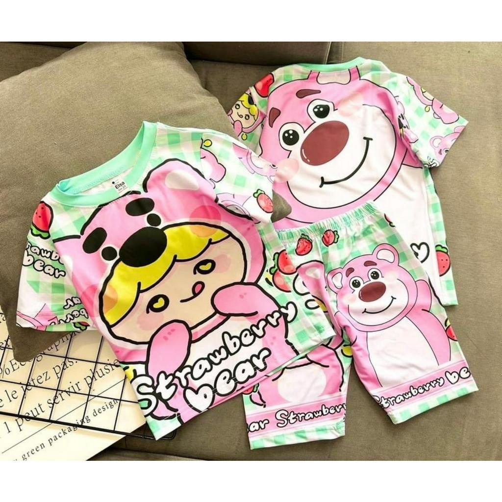 BỘ Đồ Bé Gái in hình 3D. Bộ Lửng  Chất liệu mềm mịn thoáng mát được các bé gái yêu thích .LBG108_113