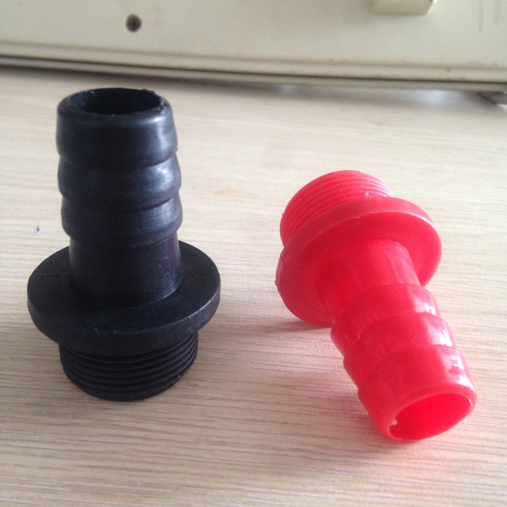 Compo 2 đầu nối nhựa lọc rác xịt thuốc hoặc rửa xe