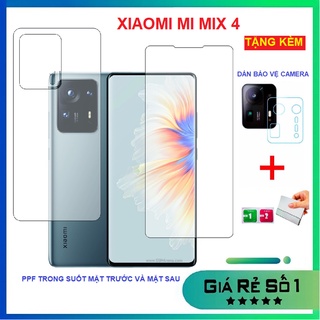 Combo xiaomi redmi note 13 pro plus / mi mix 4 - dán ppf mặt trước trong suốt + ppf mặt sau trong suốt ánh 7 màu