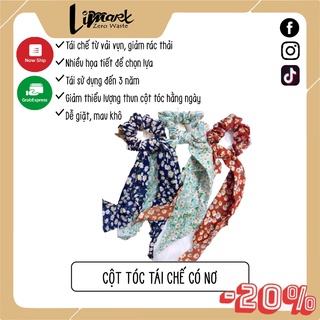 Cột tóc scrunchies tái chế Limart (họa tiết ngẫu nhiên)