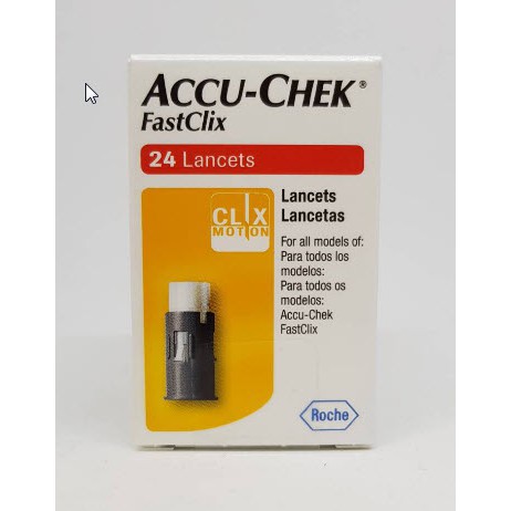 Kim lấy máu Accu-chek Fastclix Hộp 24 lancets