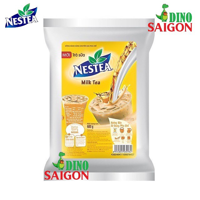 Combo 2 Gói Trà NESTEA gồm 1 vị Trà sữa 600g và 1 Vị Chanh 800g