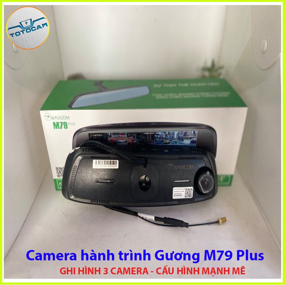 Camera hành trình ô tô M79 Plus -Camera hành trình xe hơi gương cao cấp Ram 2Gb-32Gb | BigBuy360 - bigbuy360.vn
