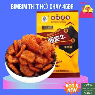 Gói 45gr bimbim thịt hổ chay ăn là nghiền