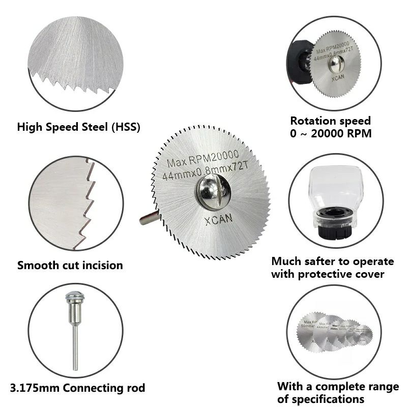 Bộ 7 món lưỡi cắt cho máy khoan, dùng để cắt gỗ, inox, thủy tinh, biến máy khoan thành máy cắt