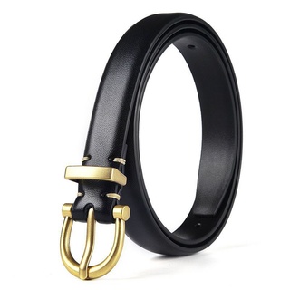 Thắt lưng da, dây nịt da mặt basic dễ phối đồ size 2cm