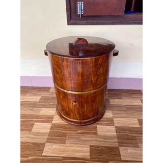 thùng đựng gạo 10kg gỗ thông