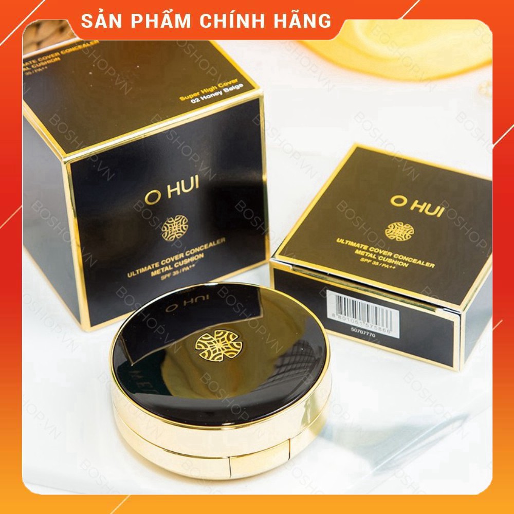 Sét Cushion ohui trang điểm hoàn hảo, chống nắng cao, dưỡng trắng da - Ohui Cushion Ultimate Cover Matt Finish tặng lõi | BigBuy360 - bigbuy360.vn