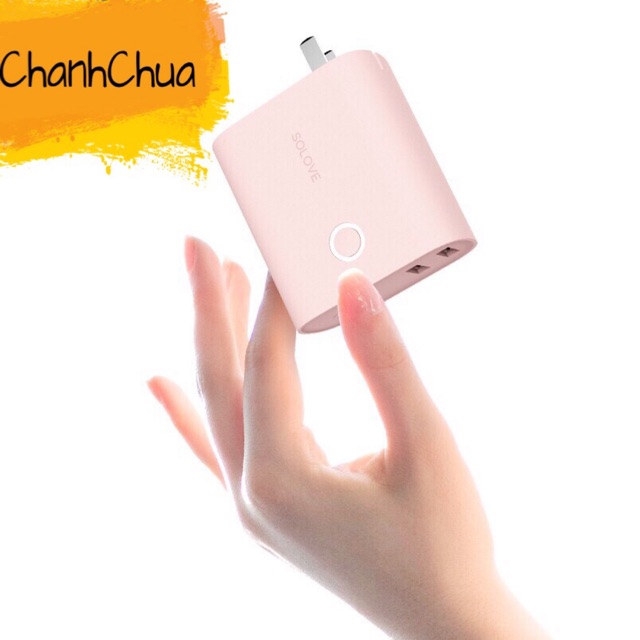 Sạc dự phòng kiêm củ sạc Xiaomi SoLove