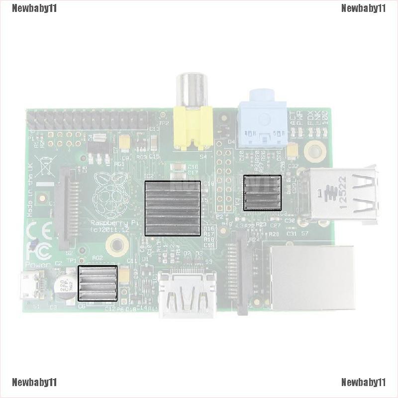 Set 3 Phụ Kiện Tản Nhiệt Bằng Nhôm Cho Raspberry Pi 2