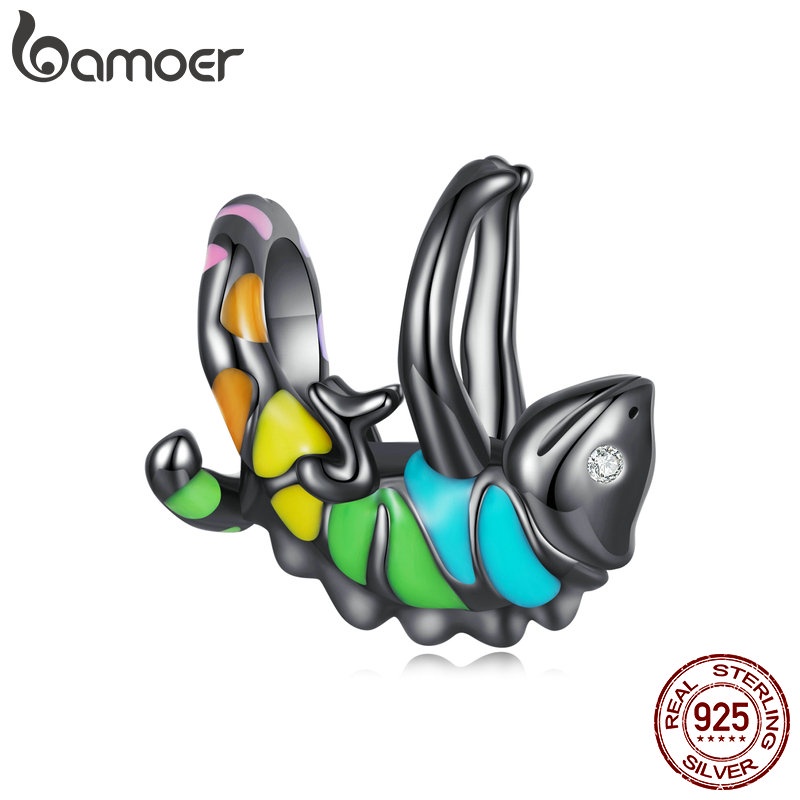 Mặt vòng cổ Bamoer hình tắc kè hoa thời trang