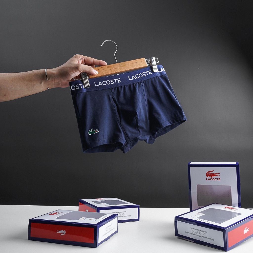 {40kg - 50kg} Quần Lót Boxer Cao Cấp Hiệu Cá Sấu: Chất Liệu Thun Thoáng Khí, Mềm Mịn, Êm Mát