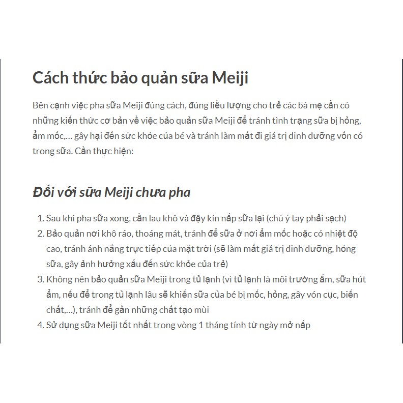 [Hộp 16 Thanh] Meiji Thanh 27g - Sữa Meiji Thanh Nhập Khẩu Nhật (Số 0-1)