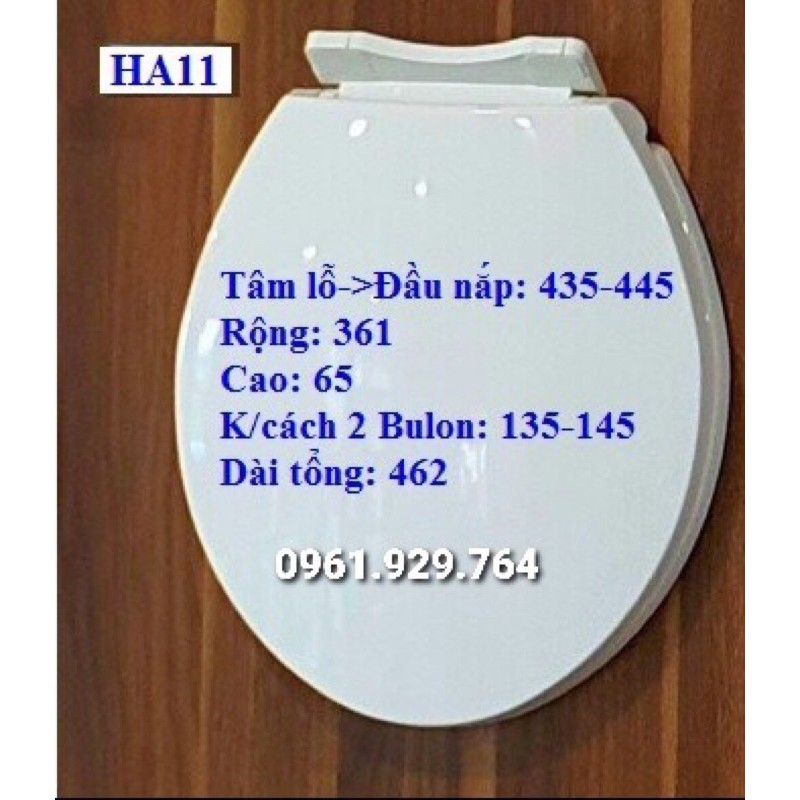 NẮP BỒN CẦU RƠI ÊM KHÔNG GÂY ỒN HA11