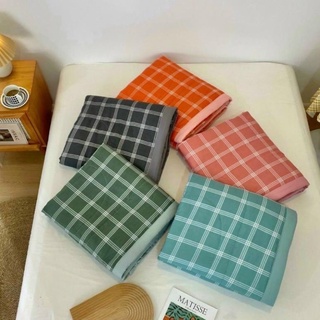 CHĂN HÈ Đũi cotton kẻ caro Mujj xuất Nhật mềm mại, thoáng mát