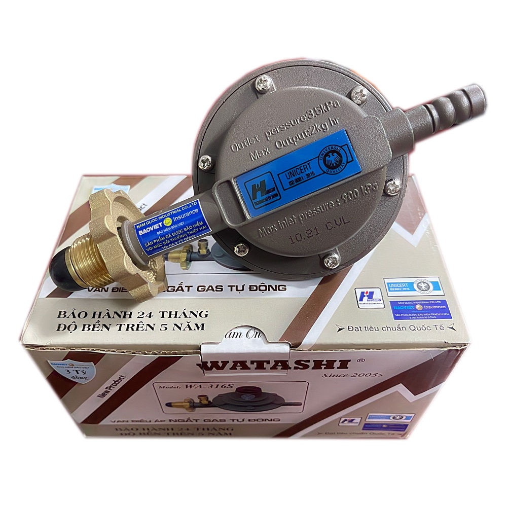 Van ngắt gas tự động WATASHI WA-316S - Hàng chính hãng