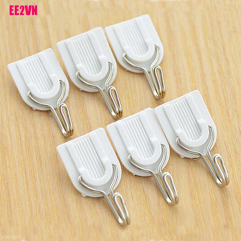 Bộ 6 Móc Treo Đồ Dán Tường Ee2Vn