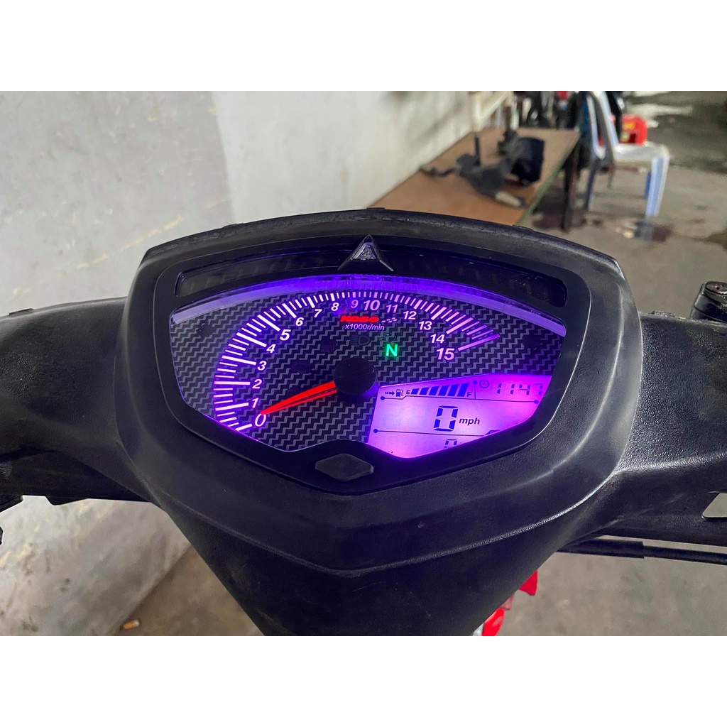 Đồng hồ điện tử Uma Koso 1:1 cho Sirius/Ex10 làm dây sẵn xài như Zin