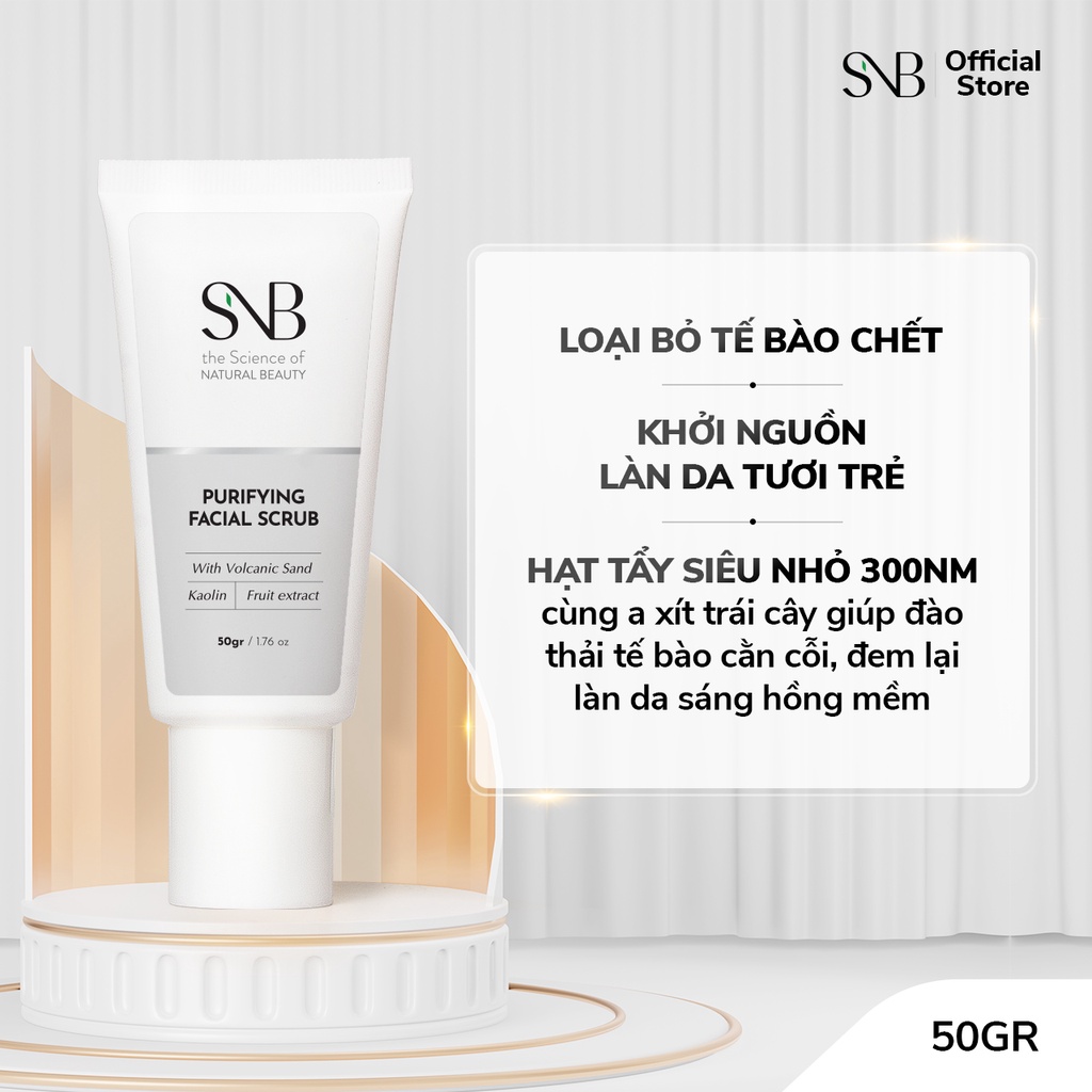 Kem Tẩy Tế Bào Chết - SNB Purifying Facial Scrub