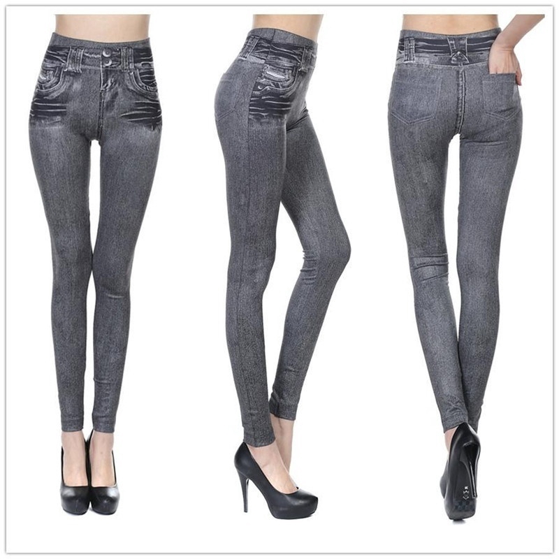 Quần jeans legging phối túi thiết kế ôm sát tôn dáng | BigBuy360 - bigbuy360.vn