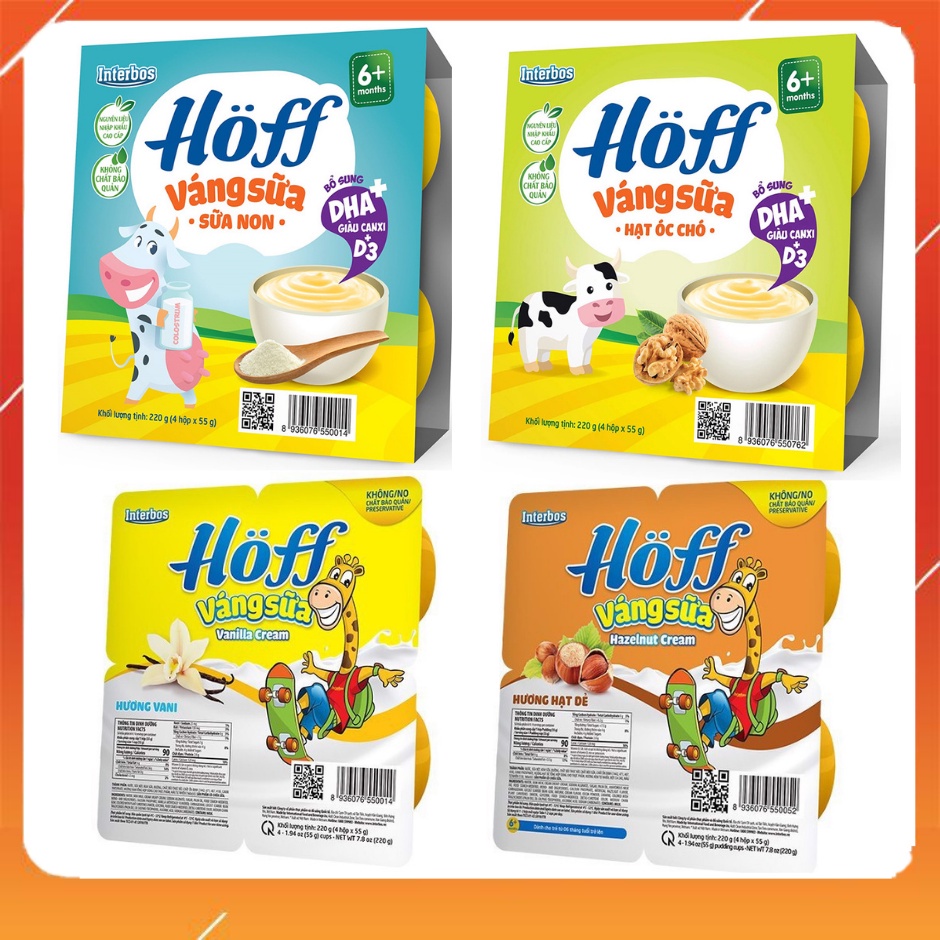 Váng sữa Hoff cho trẻ em 55gr