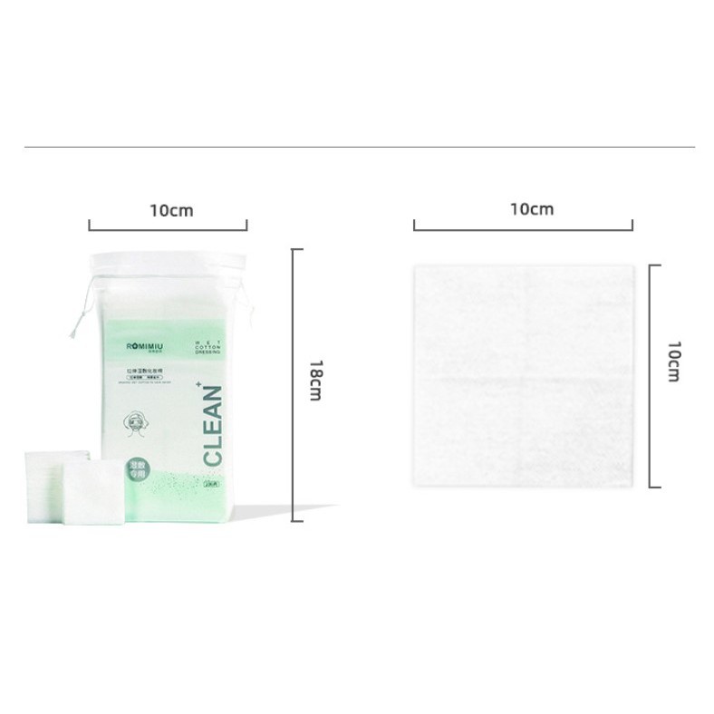 Bông Đắp Toner Lotion Mask Mặt Nạ ROMIMIU / COENCOTTON Wet Cotton Dressing 200 miếng (RM21)