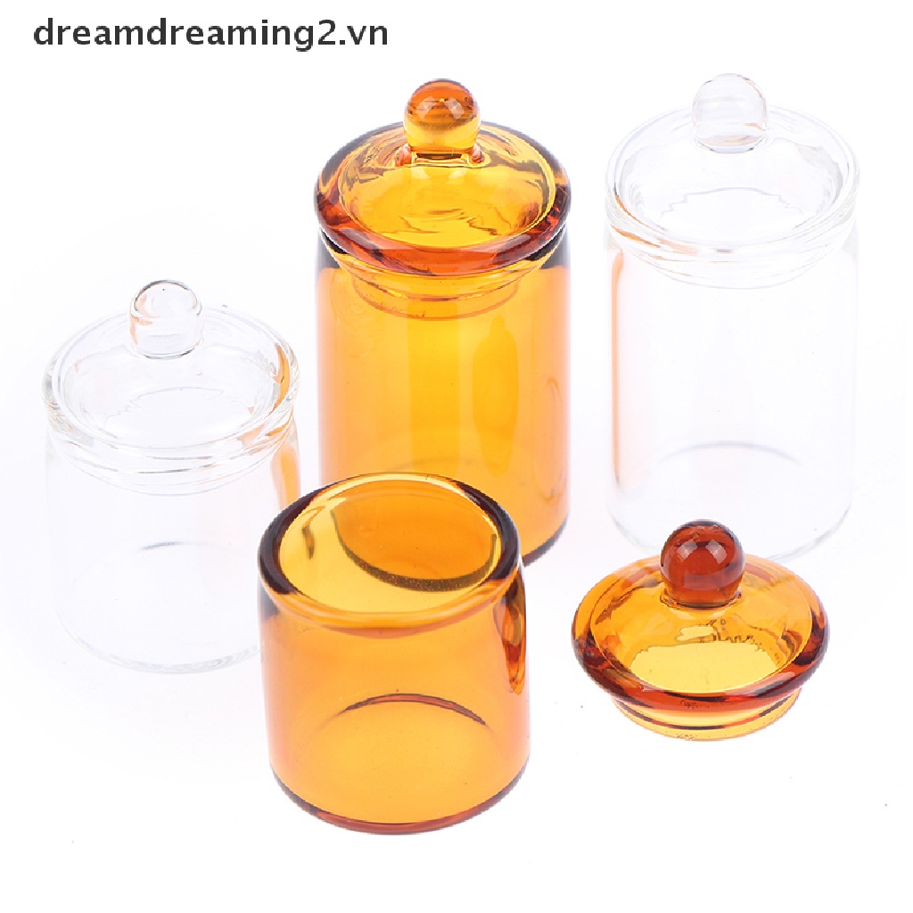 Lọ Thủy Tinh Mini Đựng Hạt Cà Phê / Kẹo Cho Nhà Búp Bê