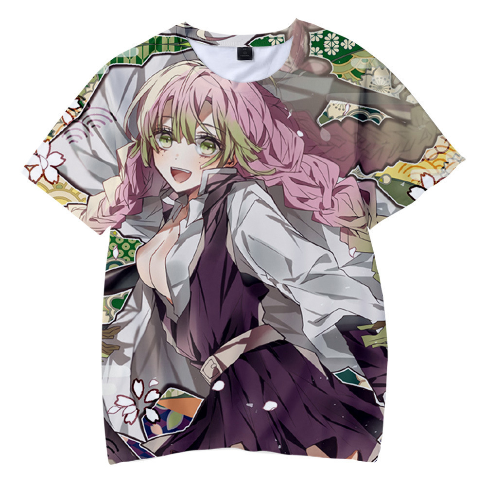 Áo thun tay ngắn in hình Demon Slayer thời trang cho nữ | BigBuy360 - bigbuy360.vn