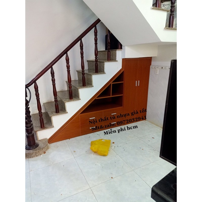 Tủ cầu thang nhựa vincoplast