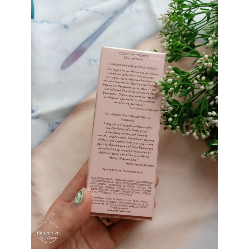Nước Hoa Comme une Evidence 50 ml của Yves Rocher