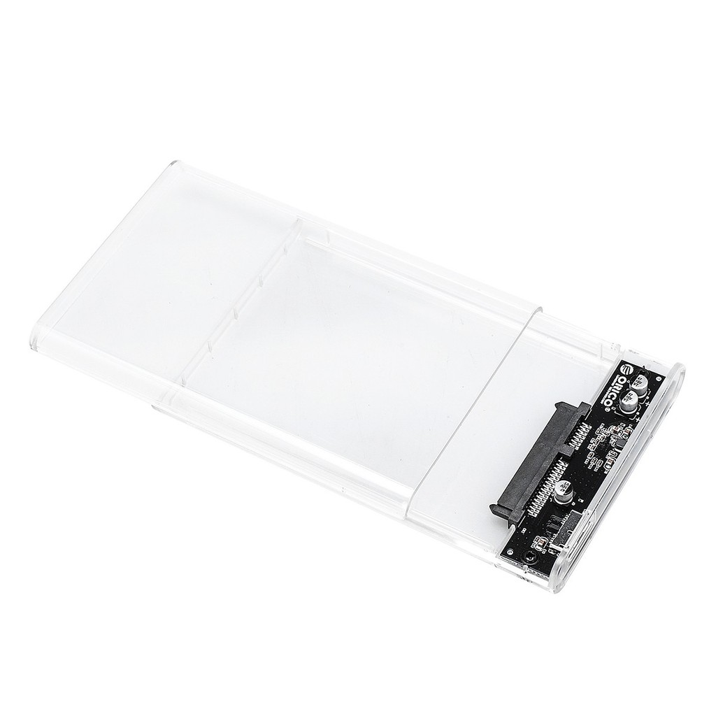Hộp Đựng Ổ Cứng Di Động HDD Box 2.5 ORICO 2139U3 USB3.0/2.5 Nhựa Trong Suốt - BH chính hãng 12 tháng
