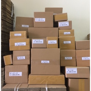 Combo thùng carton nhiều size