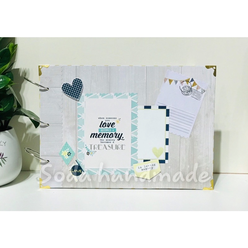 Scrapbook A4 ruột đen trơn