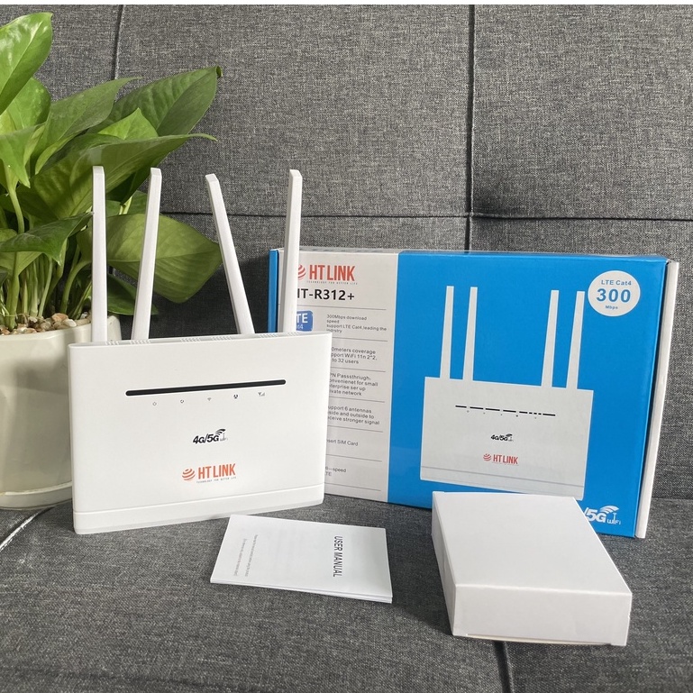 Bộ phát wifi từ sim 4g R312 Lắp đặt camera, oto, xe khách - hàng nhập khẩu BH 6 tháng lỗi 1 đổi 1