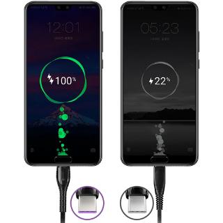 Dây Cáp Sạc Dữ Liệu Nhanh 1.2m 5a Cho Iphone Type-C Micro Usb Android