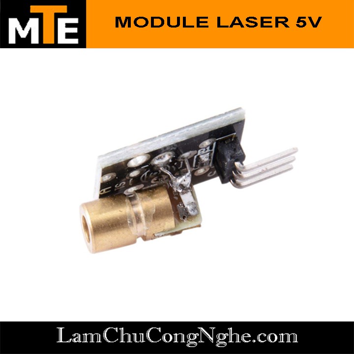 Đầu phát tia laze 5V KY-008 - Module laser sáng đỏ hội tụ 5V