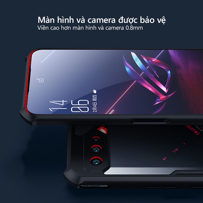 Ốp lưng XUNDD ASUS ROG Phone 5 / 5S Mặt lưng trong, Viền TPU, Chống sốc