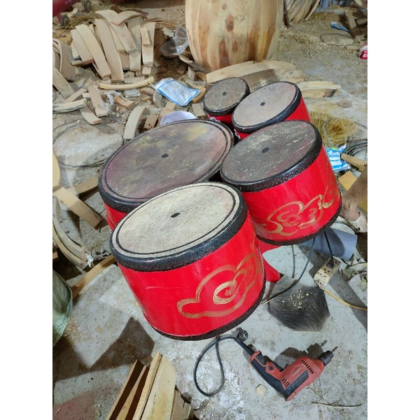Trống nhạc hiếu, trống cúng, trống trầu văn
