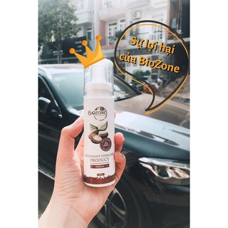 Chai xịt khử mùi diệt khuẩn 99,99% biozone, mùi cà phê 100% tự nhiên chai 100ml - an toàn - diệt khuẩn khử mùi hiệu quả