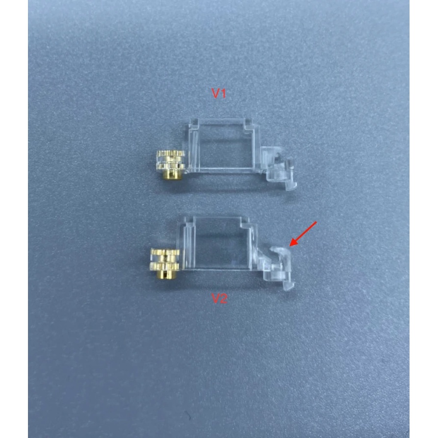 ☢☇Bộ cân bằng EverGlide PCB-Mount V2 Stabilizer Transparent Gold Plated  cho bàn phím cơ
