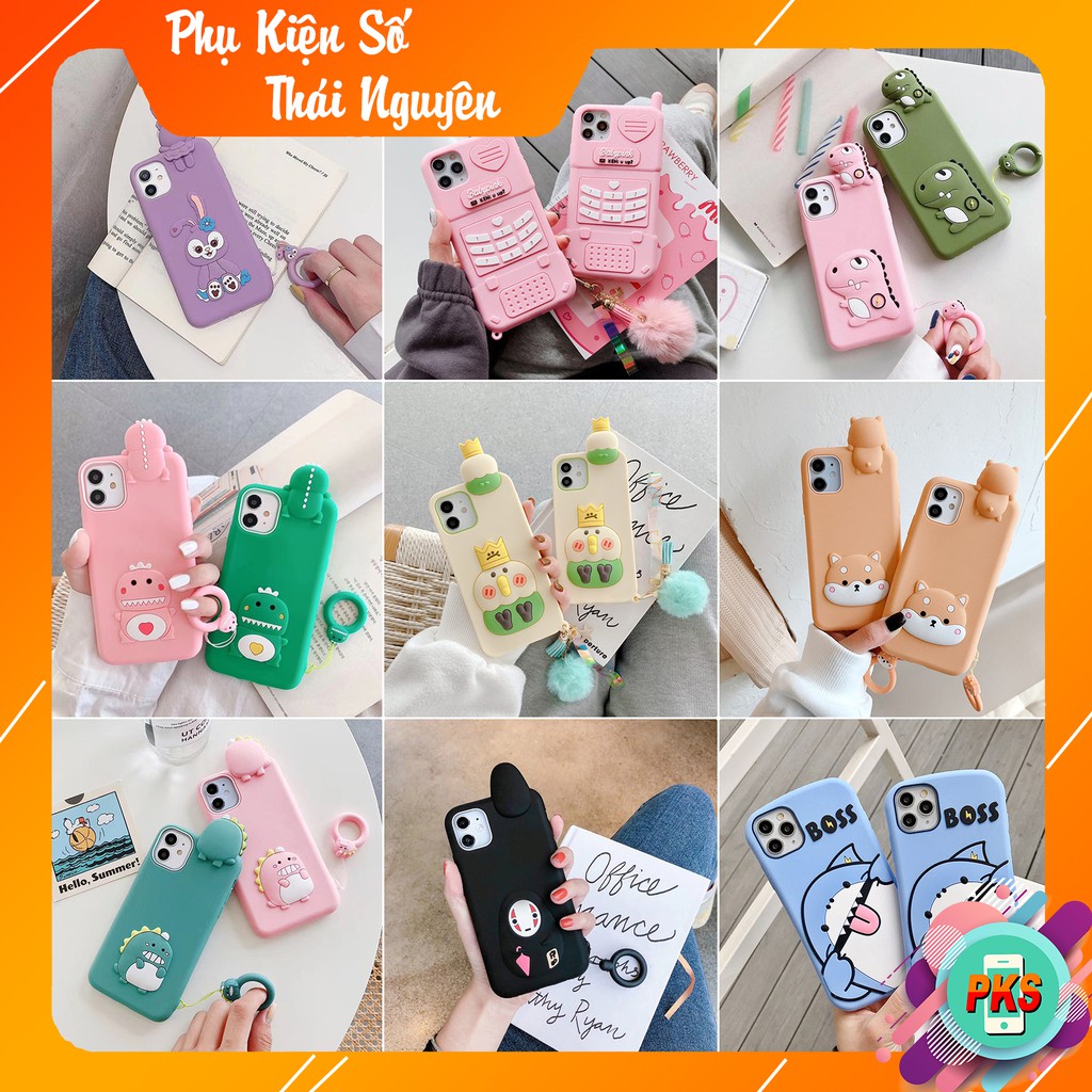 Ốp lưng Iphone thú leo Shiba Inu kèm móc đeo 6/6plus/6s/6s plus/6/7/7plus/8/8plus/x/xs/xs max/11/11 promax