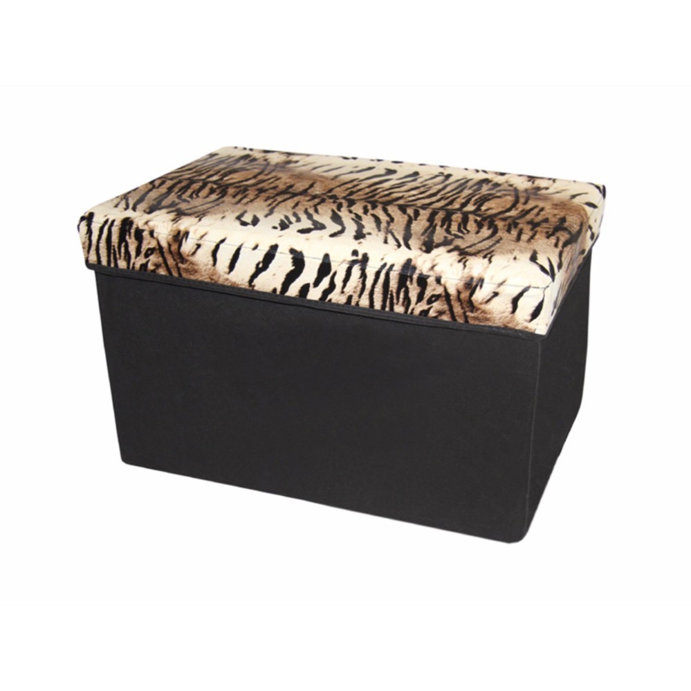 Ghế hộp đựng đồ nắp da hình chữ nhật – 50x30x30cm TI844