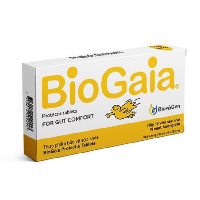 (Mẫu mới) men vi sinh biogaia 10 viên dạng nhai hoặc uống